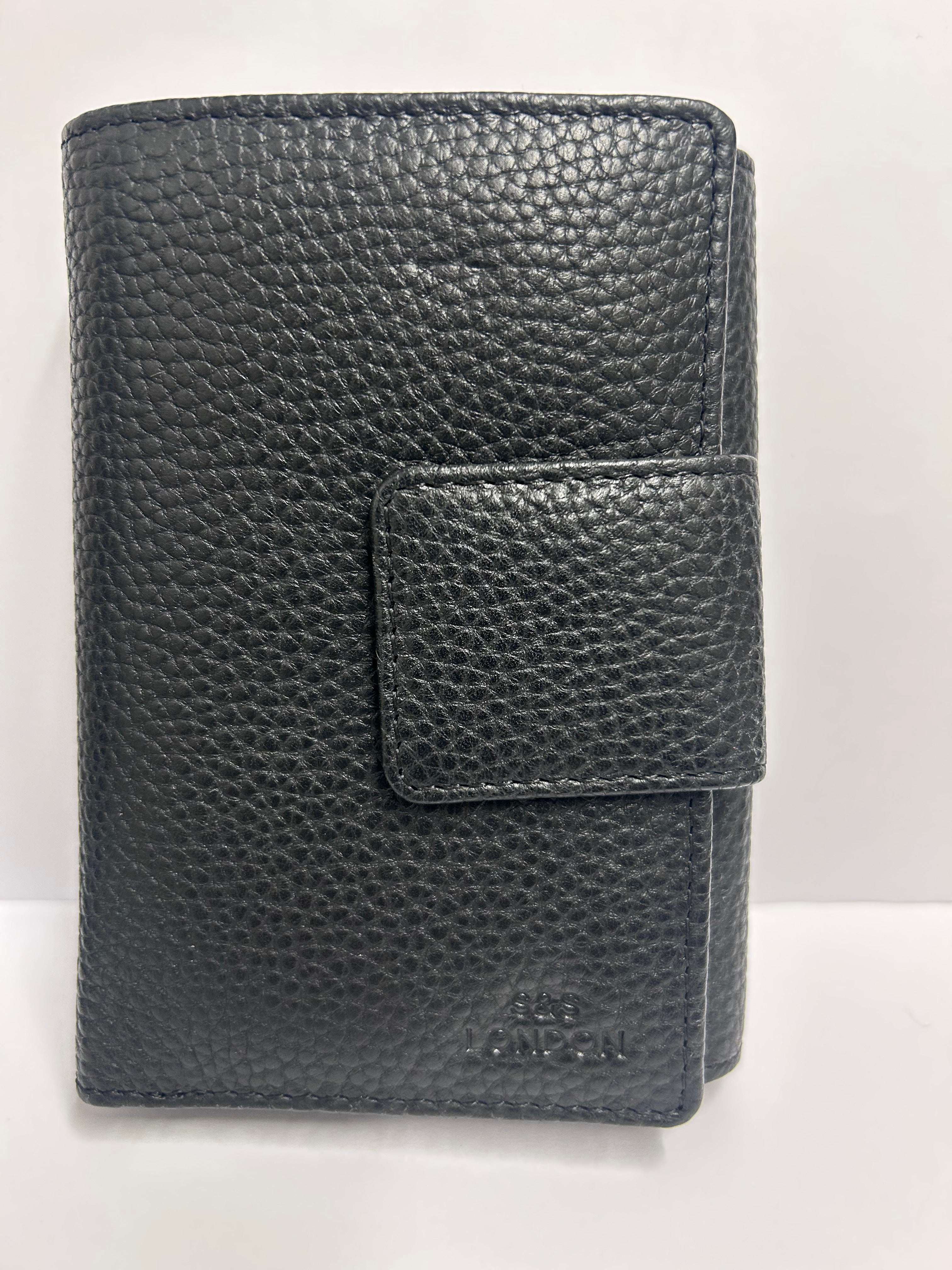 S&S London Women's Leather double fold Wallet