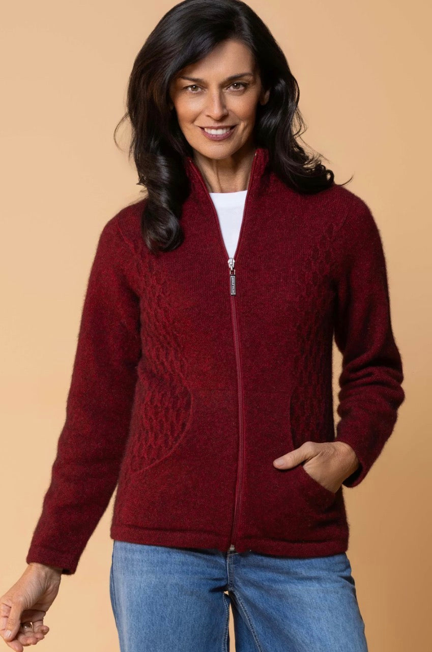Noble Wilde/Possum-Merino Honeycomb Jacket