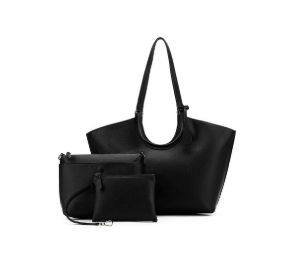 Black Caviar Cielo 3 Piece Handbag Tote
