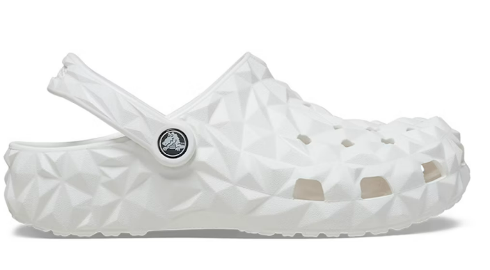 Classic Geometric Clog White