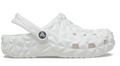 Classic Geometric Clog White