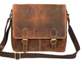 S&S London S-516 Leather Messenger Bag