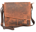 S&S London S- 522 Leather Messenger Bag