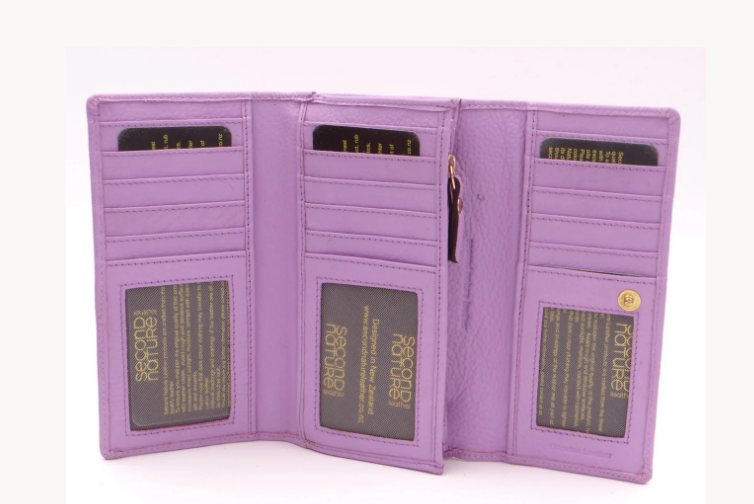 Second Nature Large Leather Wallet C010