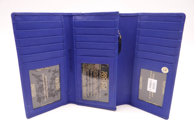 Second Nature Large Leather Wallet C010