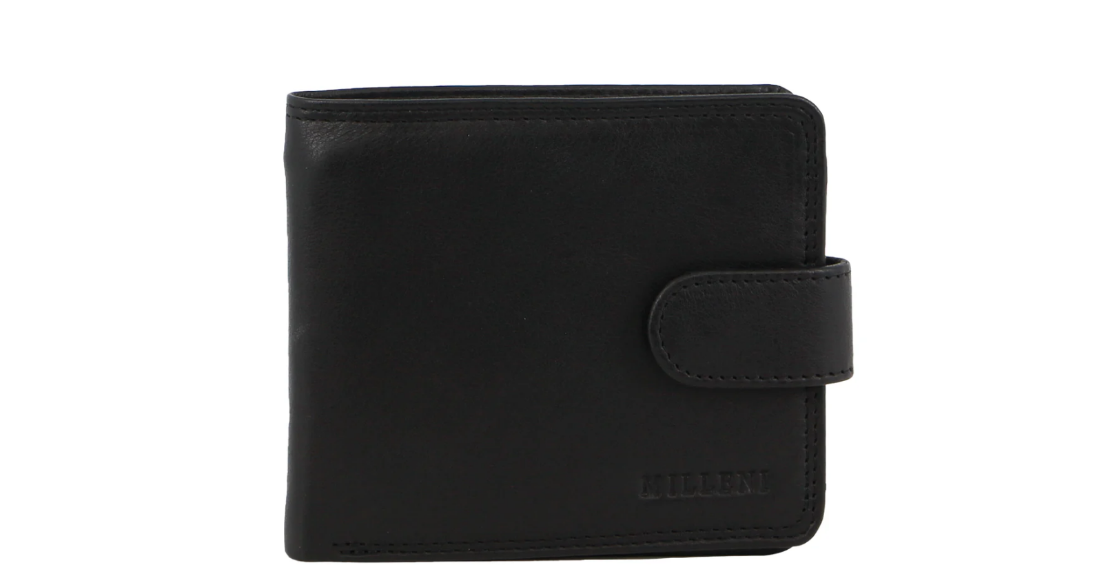 Milleni Men's Leather Tab Wallet