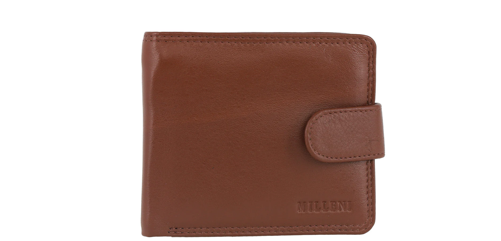 Milleni Men's Leather RFID Tab Wallet C10540