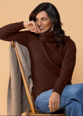 Noble Wilde/Possum-Merino Polo Neck Jersey