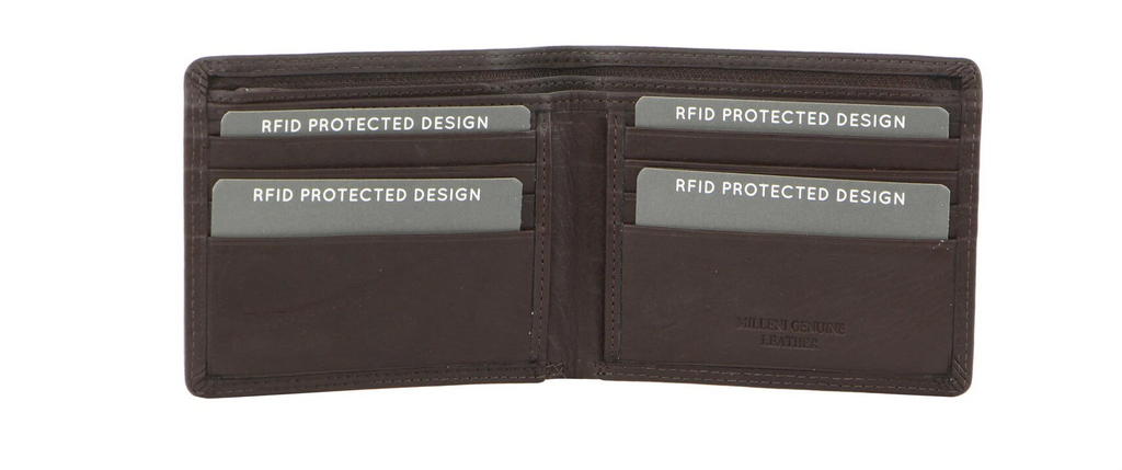 Milleni Leather Men's Flat Wallet