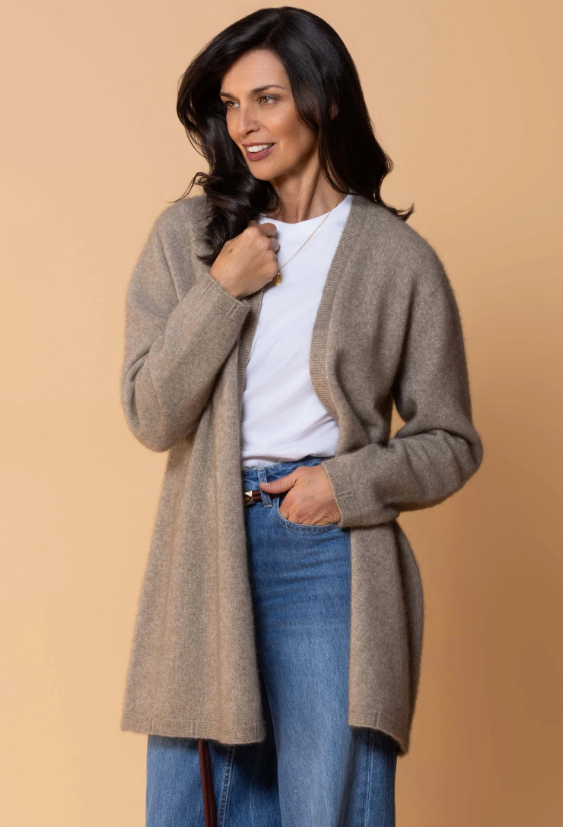 Noble Wilde/Possum-Merino Dani Cardigan
