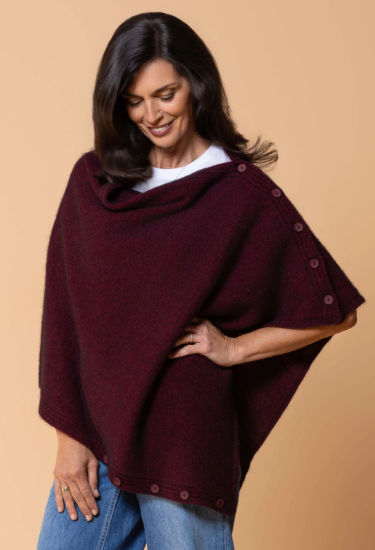 Noble Wilde/Possum-Merino Wrap Up Cape