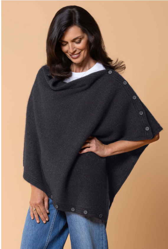 Noble Wilde/Possum-Merino Wrap Up Cape