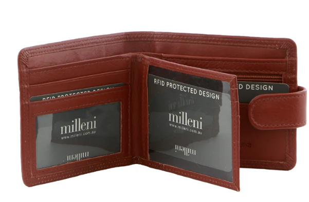 Milleni Men's Leather RFID Wallet C5130