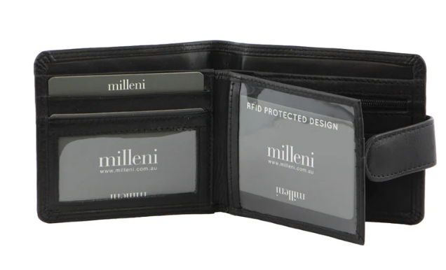 Milleni Men's Leather RFID Wallet C5130