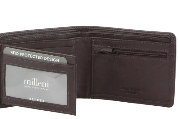 Mens Leather RFID Wallet C5129