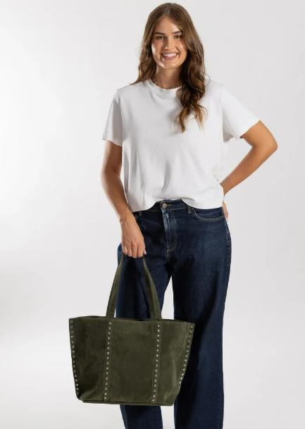 Sassy Duck Desiree Faux Suede Tote