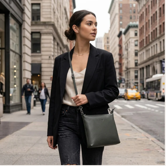 Urban Forest Emma Leather Sling Bag