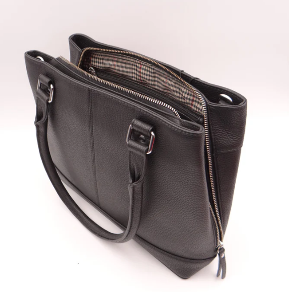Second Nature Large Leather York Tote YK13