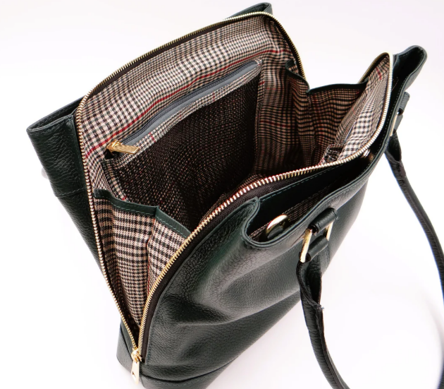 Second Nature Large Leather York Tote YK13