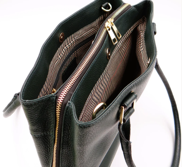 Second Nature Large Leather York Tote YK13