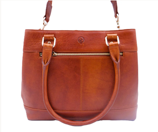 Second Nature Large Leather York Tote YK13