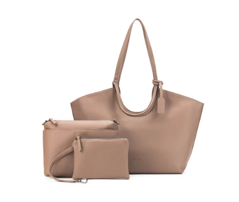 Black Caviar Cielo 3 Piece Handbag Tote