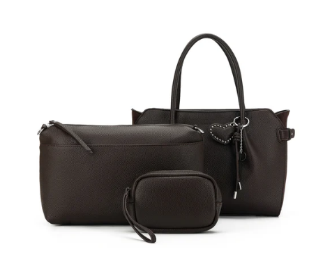 Black Caviar Alexandra 3 Piece Handbag