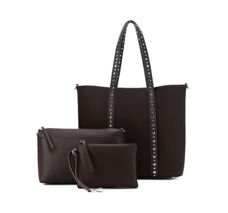 Black Caviar Rogue 3 Piece Handbag