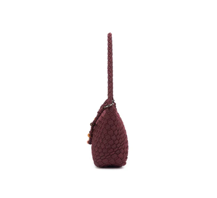 Black Caviar Nolita Handwoven Suedette Handbag