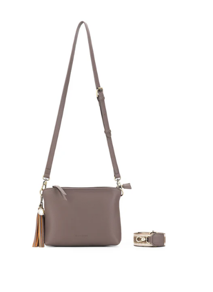 Black Caviar Maggie 3 Compartment Xbody Bag