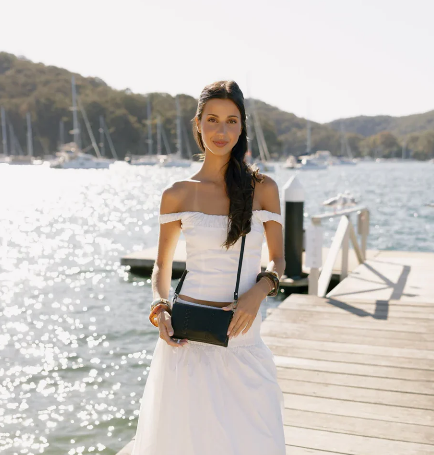 Black Caviar Sky Xbody Bag/Wallet