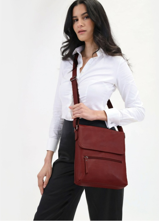 Milleni Leather Cross Body Leather Handbag 9470