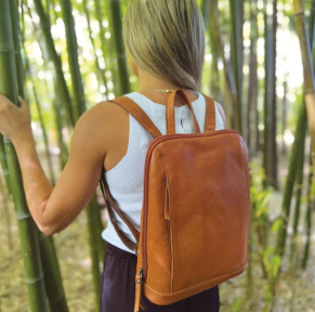 Milleni Leather BackPack