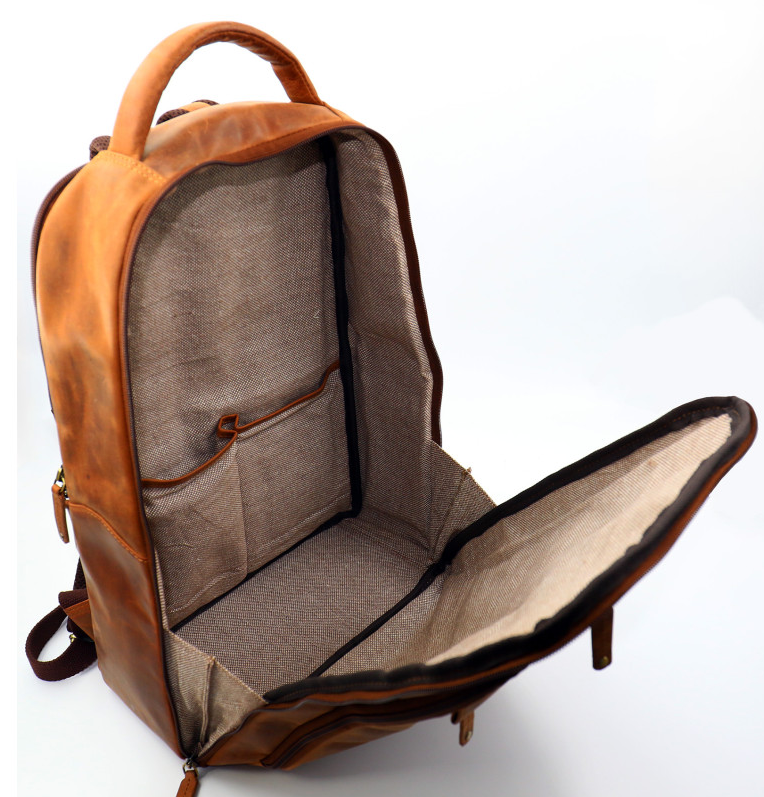 Baron Back Road Leather Back Pack