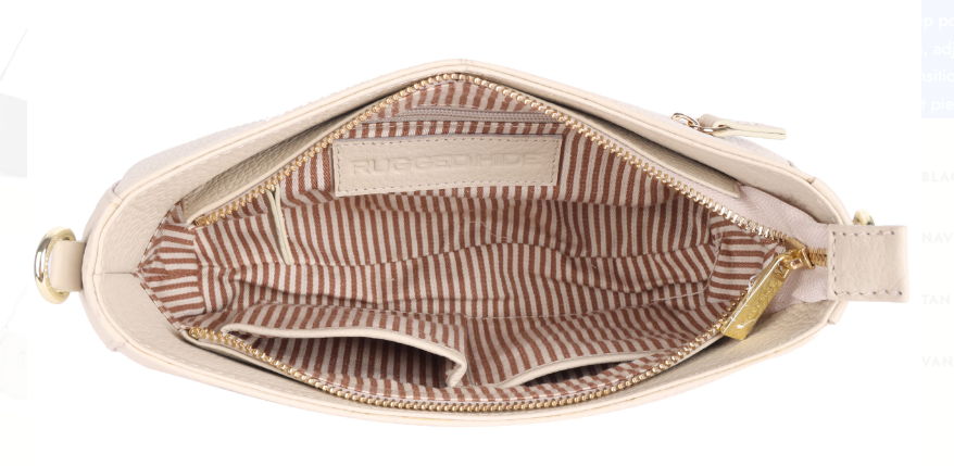 Rugged Hide Elle Leather Handbag