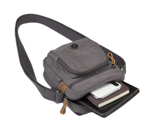 Troop London Classic Canvas Across Body Bag