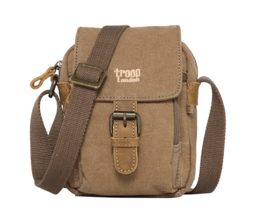 Troop London Classic Canvas Across Body Bag