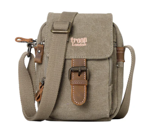Troop London Classic Canvas Across Body Bag