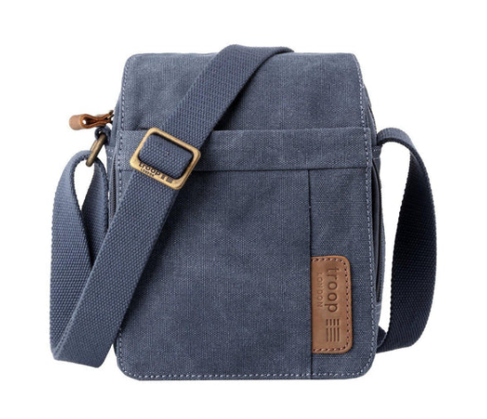 Canvas Across Body Bag with Organiser | TRP0220