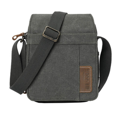 Canvas Across Body Bag with Organiser | TRP0220