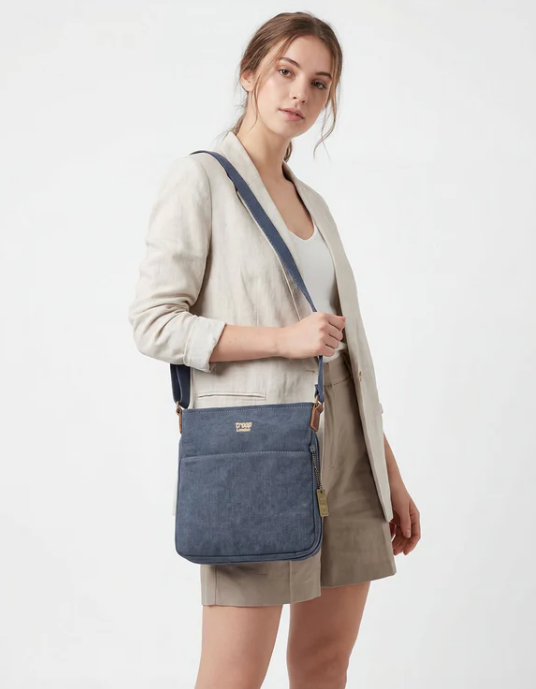 Troop London Classic Canvas Across Body Bag