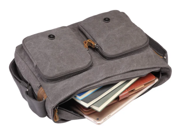 Troop London Classic Canvas Messenger Bag