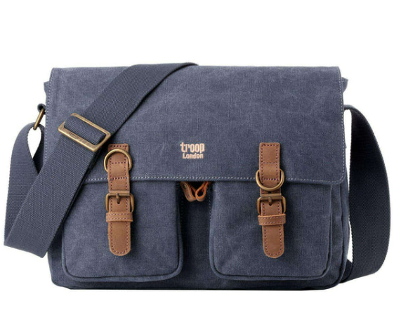 Troop London Classic Canvas Messenger Bag