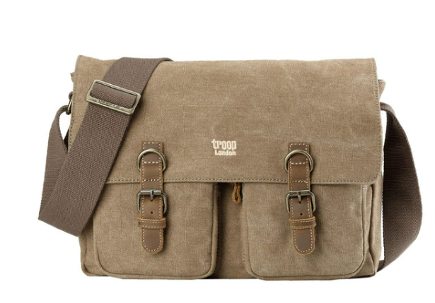 Troop London Classic Canvas Messenger Bag