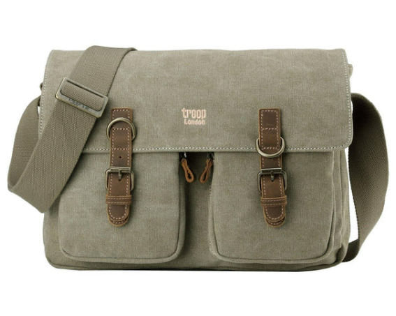 Troop London Classic Canvas Messenger Bag