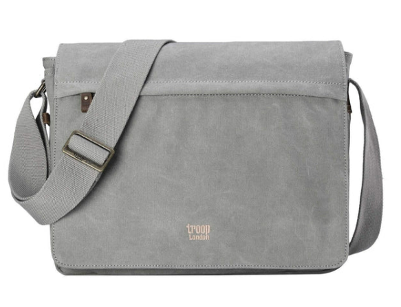 Troop London Classic Canvas Laptop Messenger Bag