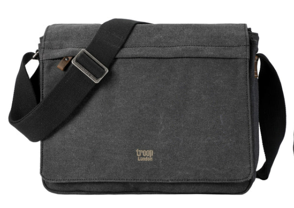 Troop London Classic Canvas Laptop Messenger Bag