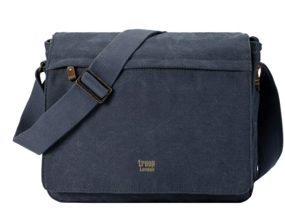 Troop London Classic Canvas Laptop Messenger Bag