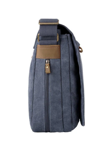Troop London Classic Canvas Laptop Large Messenger Bag