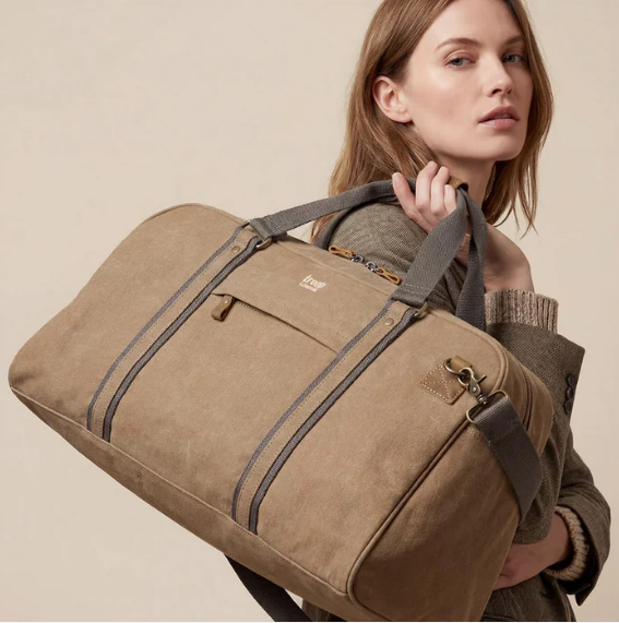 Troop London Classic Canvas Travel Duffel Bag